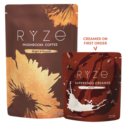 Mushroom Coffee + Mocha Creamer Set